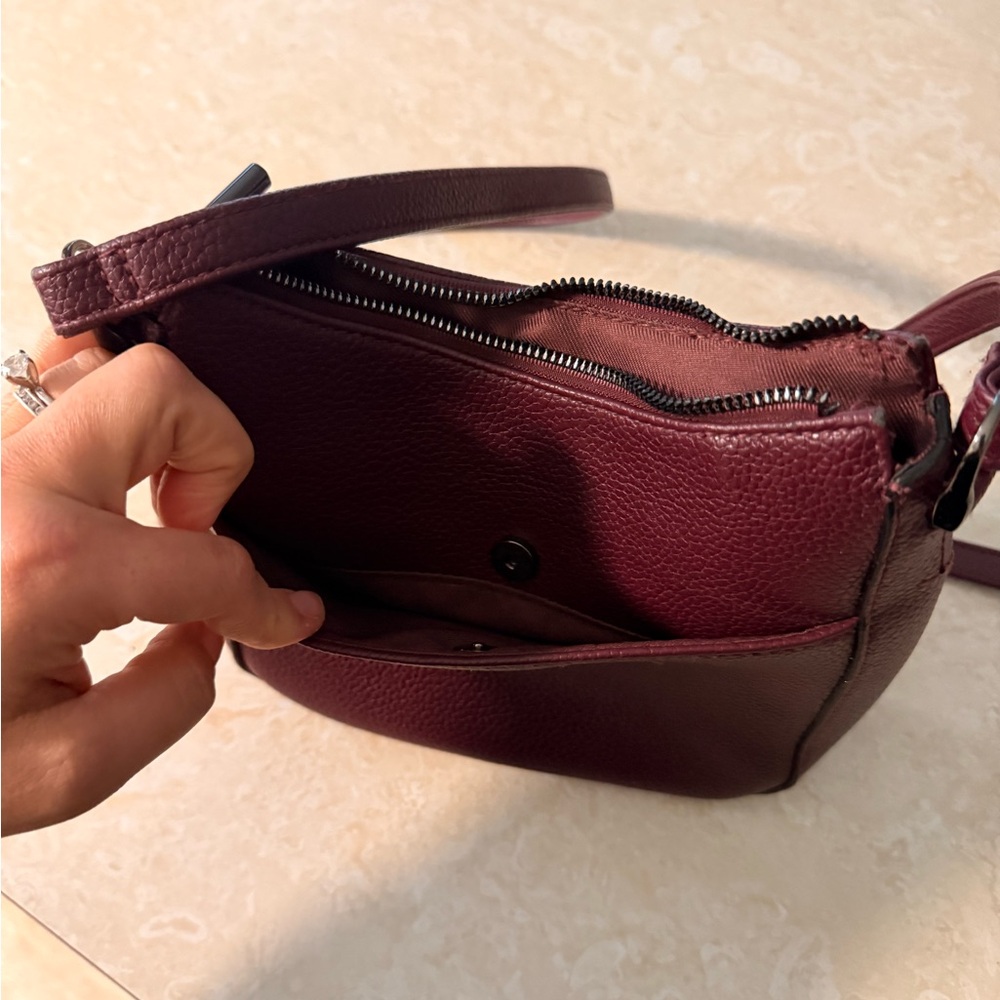 A New Day Womens Maroon Red Purse Shouldber Bag - Picture 7 of 7